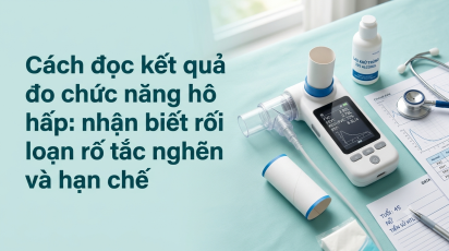 Cách đọc kết quả đo chức năng hô hấp: nhận biết rối loạn tắc nghẽn và hạn chế