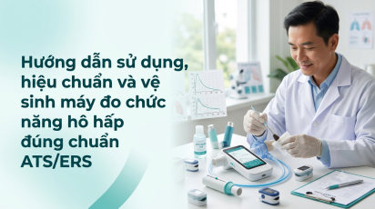 Hướng dẫn sử dụng, hiệu chuẩn và vệ sinh máy đo chức năng hô hấp đúng chuẩn ATS/ERS
