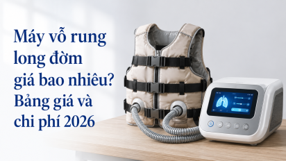 Máy vỗ rung long đờm giá bao nhiêu? Bảng giá và chi phí 2026
