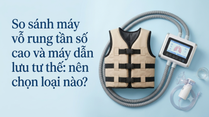 So sánh máy vỗ rung tần số cao và máy dẫn lưu tư thế: nên chọn loại nào?