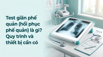 Test giãn phế quản (hồi phục phế quản) là gì? Quy trình và thiết bị cần có