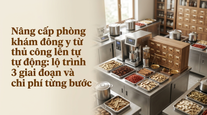 Nâng cấp phòng khám đông y từ thủ công lên tự động: lộ trình 3 giai đoạn và chi phí từng bước