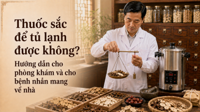 Thuốc sắc để tủ lạnh được không? Hướng dẫn cho phòng khám và cho bệnh nhân mang về nhà