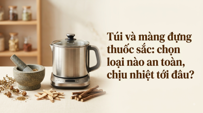 Túi và màng đựng thuốc sắc: chọn loại nào an toàn, chịu nhiệt tới đâu?