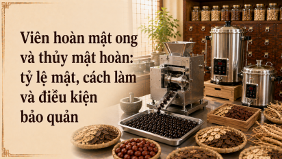 Viên hoàn mật ong và thủy mật hoàn: tỷ lệ mật, cách làm và điều kiện bảo quản