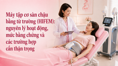 Máy tập cơ sàn chậu bằng từ trường (HIFEM): nguyên lý hoạt động, mức bằng chứng và các trường hợp cần thận trọng