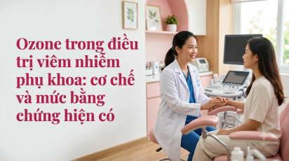 Ozone trong điều trị viêm nhiễm phụ khoa: cơ chế và mức bằng chứng hiện có