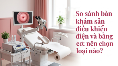 So sánh bàn khám sản điều khiển điện và bằng cơ: nên chọn loại nào?