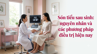 Són tiểu sau sinh: nguyên nhân và các phương pháp điều trị hiện nay
