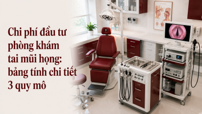 Chi phí đầu tư phòng khám tai mũi họng: bảng tính chi tiết 3 quy mô