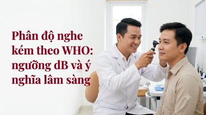 Phân độ nghe kém theo WHO: ngưỡng dB và ý nghĩa lâm sàng
