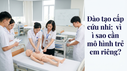 Đào tạo cấp cứu nhi: vì sao cần mô hình trẻ em riêng?