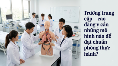 Trường trung cấp – cao đẳng y cần những mô hình nào để đạt chuẩn phòng thực hành?
