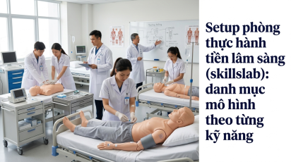 Setup phòng thực hành tiền lâm sàng (skillslab): danh mục mô hình theo từng kỹ năng