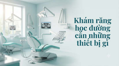 Khám răng học đường cần những thiết bị gì