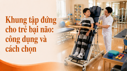 Khung tập đứng cho trẻ bại não: công dụng và cách chọn