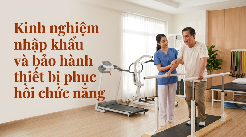Kinh nghiệm nhập khẩu và bảo hành thiết bị phục hồi chức năng
