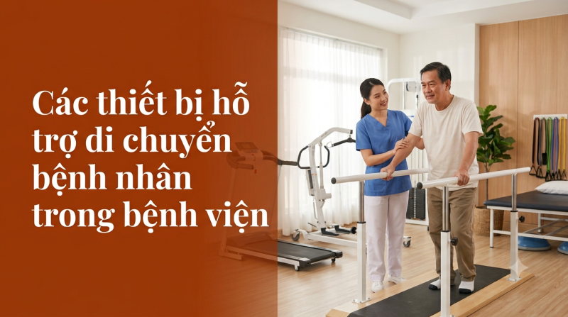 Các thiết bị hỗ trợ di chuyển bệnh nhân trong bệnh viện