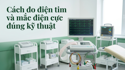 Cách đo điện tim và mắc điện cực đúng kỹ thuật