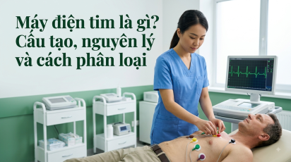 Máy điện tim là gì? Cấu tạo, nguyên lý và cách phân loại