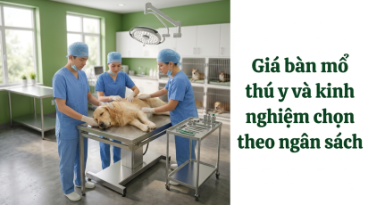 Giá bàn mổ thú y và kinh nghiệm chọn mua theo ngân sách