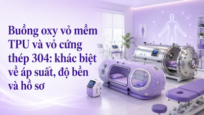 Buồng oxy vỏ mềm TPU và vỏ cứng thép 304: khác biệt về áp suất, độ bền và hồ sơ