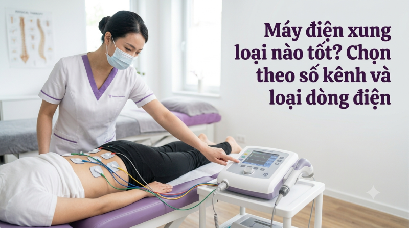 Máy điện xung loại nào tốt? Chọn theo số kênh và loại dòng điện