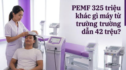 PEMF 325 triệu khác gì máy từ trường siêu dẫn 42 triệu?