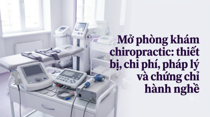 Mở phòng khám chiropractic: thiết bị, chi phí, pháp lý và chứng chỉ hành nghề