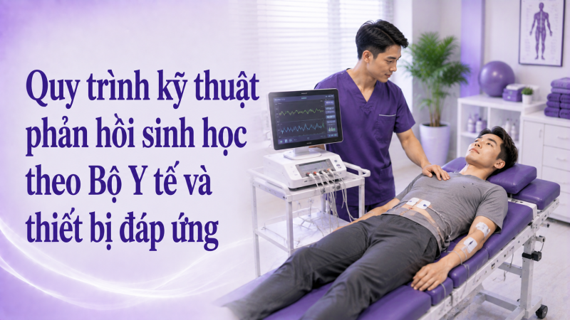Quy trình kỹ thuật phản hồi sinh học theo Bộ Y tế và thiết bị đáp ứng