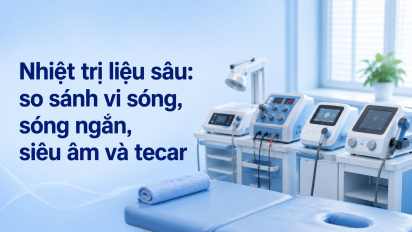 Nhiệt trị liệu sâu: so sánh vi sóng, sóng ngắn, siêu âm và tecar