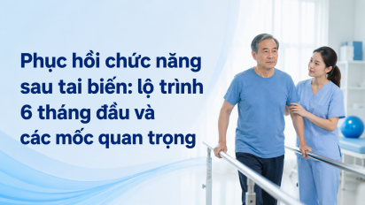 Phục hồi chức năng sau tai biến: lộ trình 6 tháng đầu và các mốc quan trọng