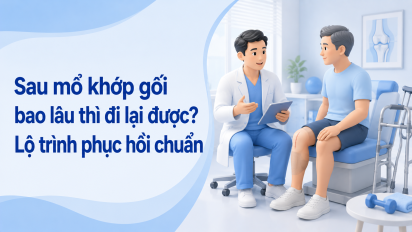 Sau mổ khớp gối bao lâu thì đi lại được? Lộ trình phục hồi chuẩn