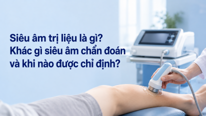 Siêu âm trị liệu là gì? Khác gì siêu âm chẩn đoán và khi nào được chỉ định?