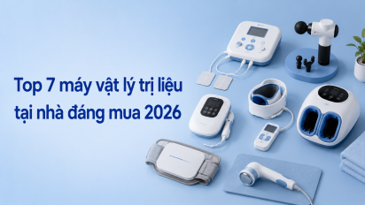 Top 7 máy vật lý trị liệu tại nhà đáng mua 2026: chọn theo bệnh của người thân