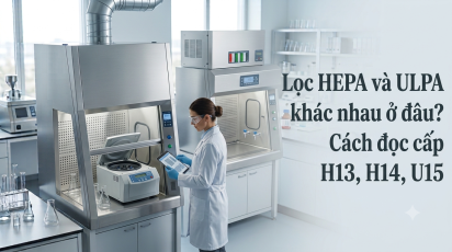 Lọc HEPA và ULPA khác nhau ở đâu? Cách đọc cấp H13, H14, U15