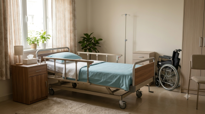Chuẩn bị phòng chăm sóc người bệnh tại nhà: bố trí, thiết bị và vật tư