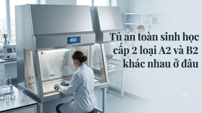 Tủ an toàn sinh học cấp 2 loại A2 và B2 khác nhau ở đâu