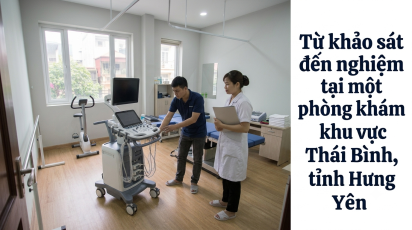 Từ khảo sát đến nghiệm thu tại một phòng khám khu vực Thái Bình, tỉnh Hưng Yên