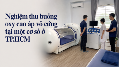 Nghiệm thu buồng oxy cao áp vỏ cứng tại một cơ sở ở TP.HCM