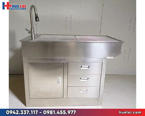 Bàn khám thú y inox 304 đa chức năng