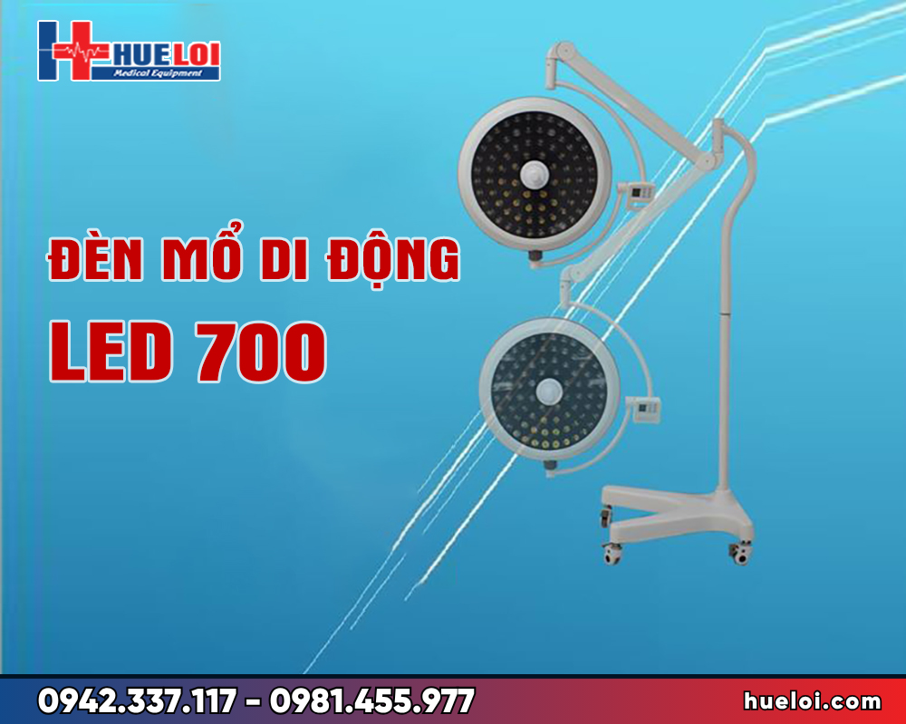 đèn LED phẫu thuật di động 700 - toàn cảnh