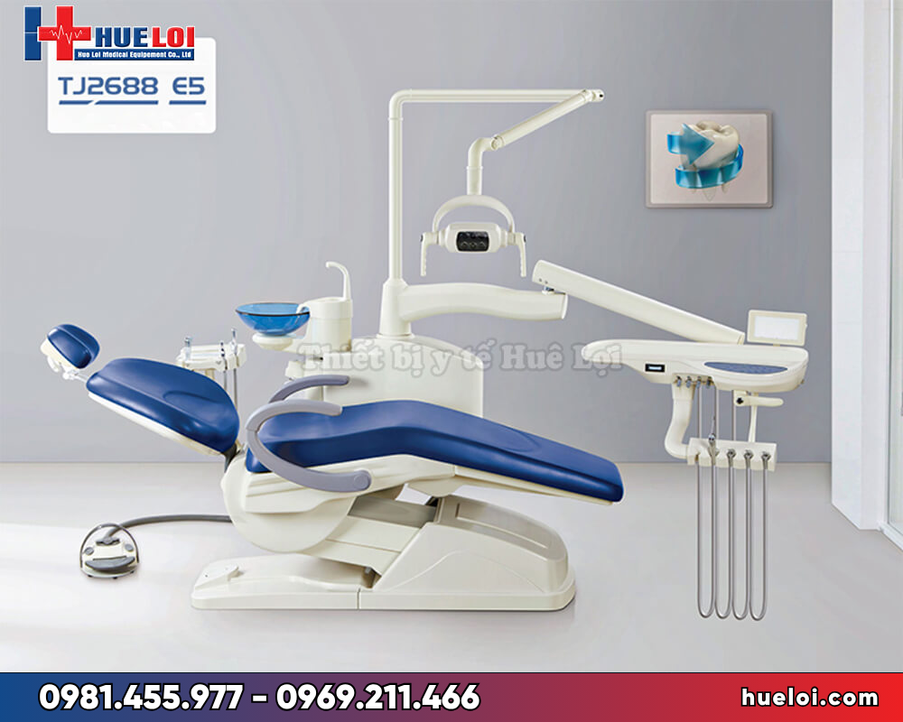 Ghế nha khoa Denston TJ 2688E5 -  toàn cảnh nghiêng 