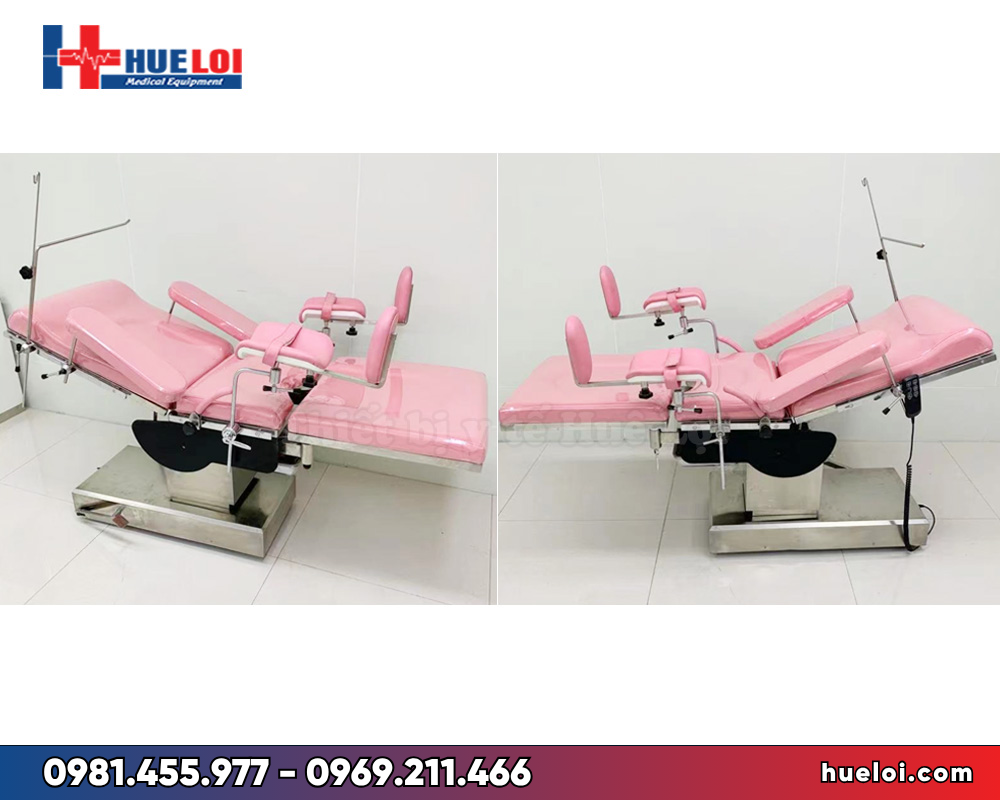 bàn sản khoa bằng điện PJ-FJ1 - tư thế ngả lưng 75 độ
