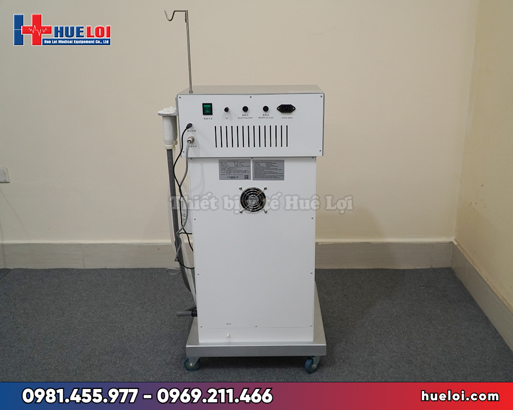 máy ozone điều trị phụ khoa DT-9C - mặt sau máy 