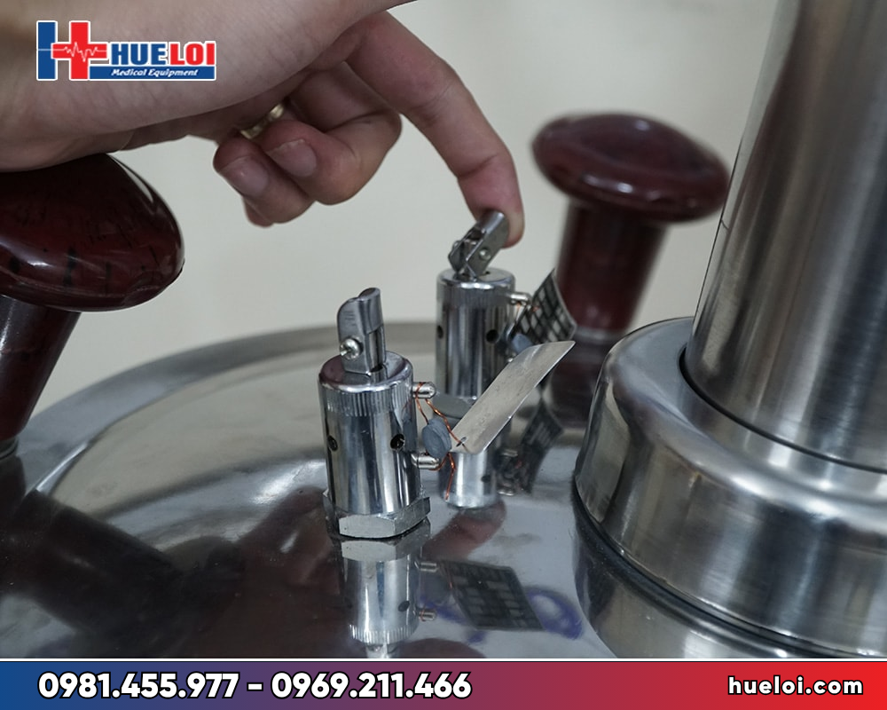 Máy sắc thuốc áp suất YJH20 - van xả khí