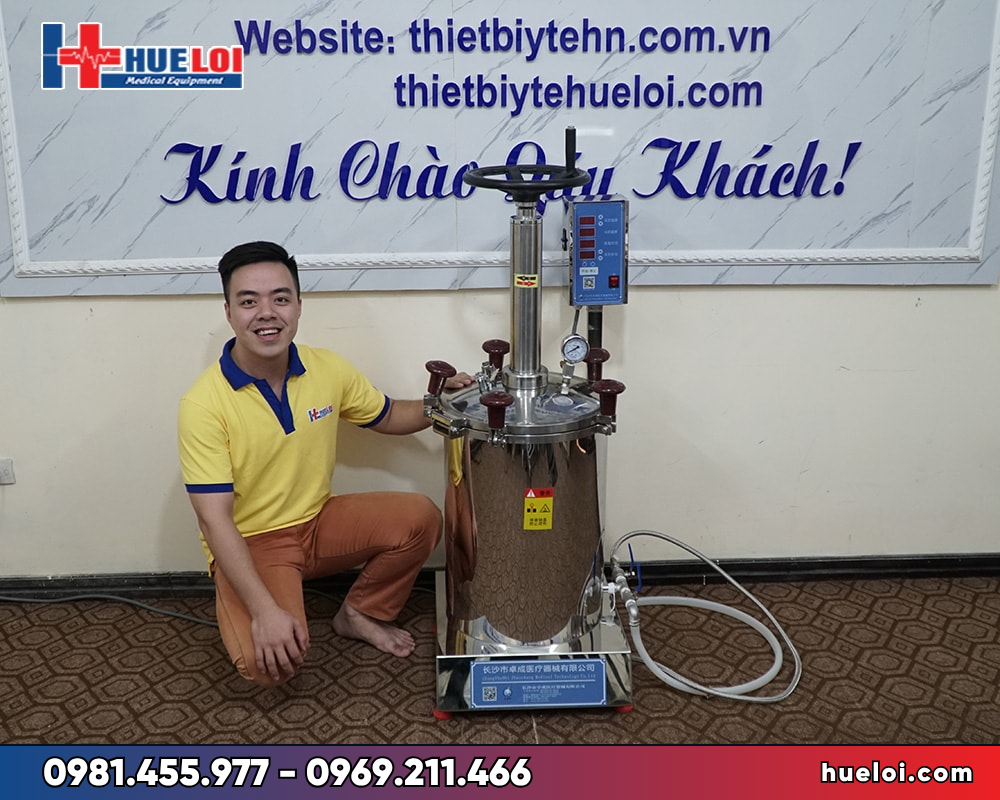 Máy sắc thuốc bắc có áp suất YJH20 - mặt trước