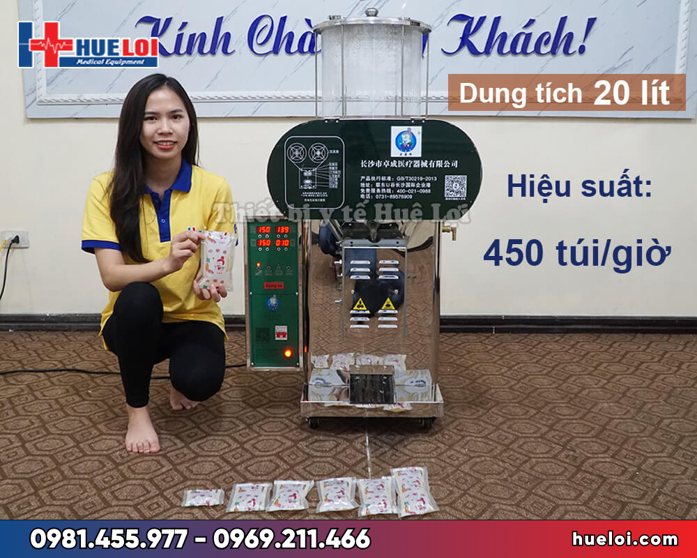 Máy đóng túi thuốc đông y YB50-300 - túi thuốc thành phẩm 50-300ml