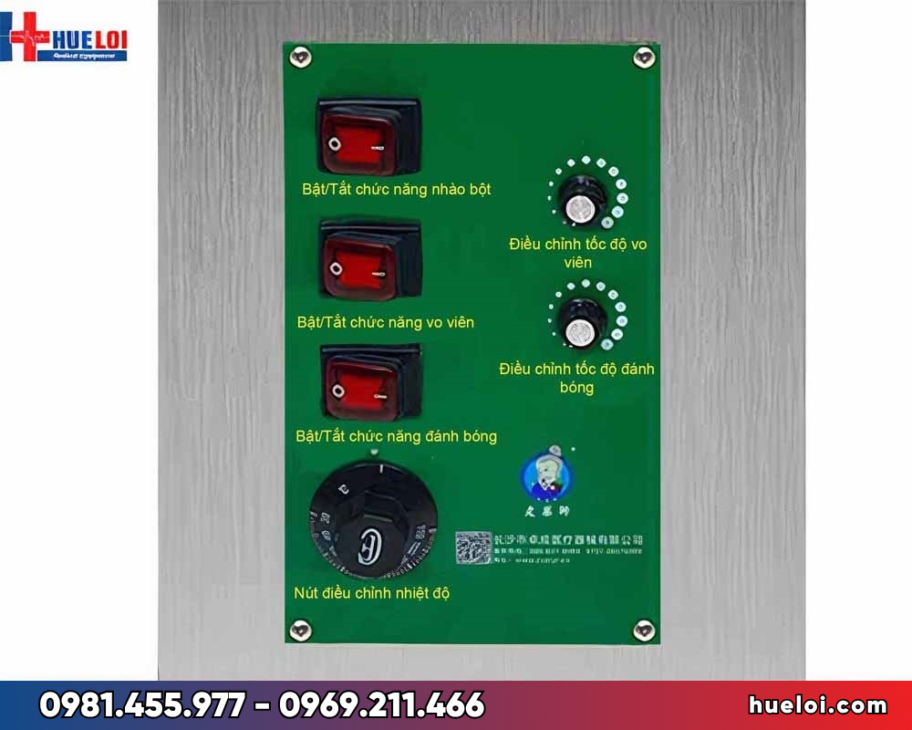 Máy làm viên hoàn 3 trong 1 - bảng điều khiển 