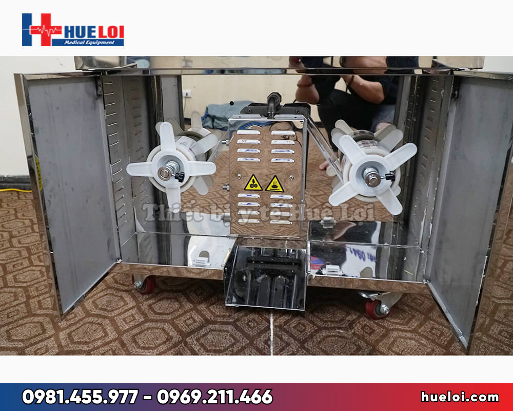 Máy sắc thuốc 2 nồi kèm đóng túi tự động YJCL20/2+1(S) - bộ phận đóng túi 